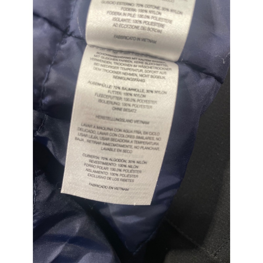 Columbia Womens Navy Sherpa Lined Hooded Parka Jacket XL0628 Blue M outdoors - Picture 5 of 8